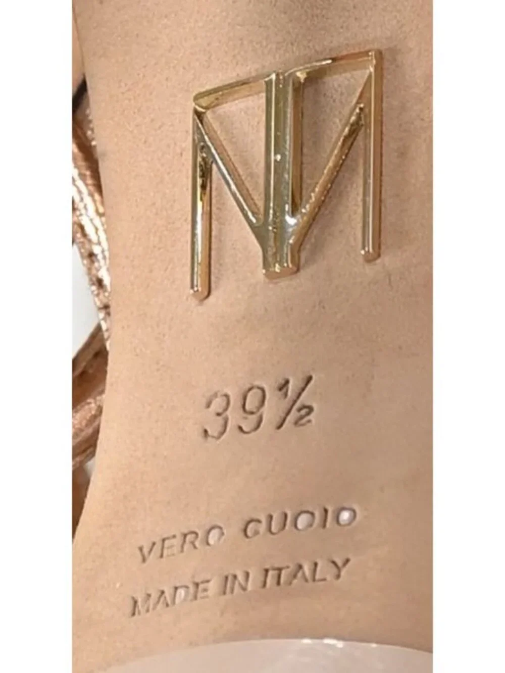 Tamara Mellon Karat Slingback Heels in Rose Gold